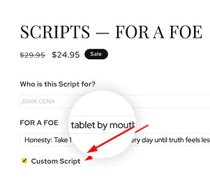 Click On Custom Script